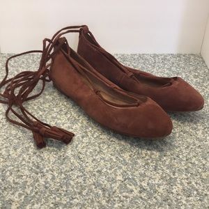 Madewell Lace Flats Size 10